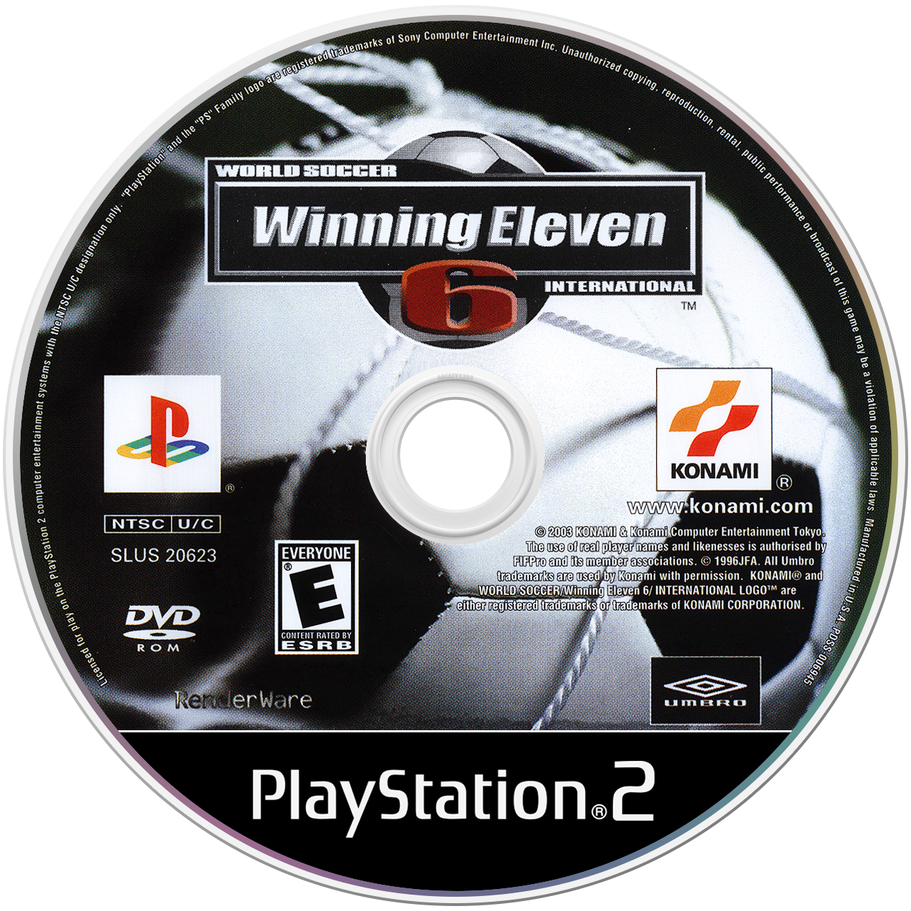 World Soccer Winning Eleven 6 media 8 for Playstation 2